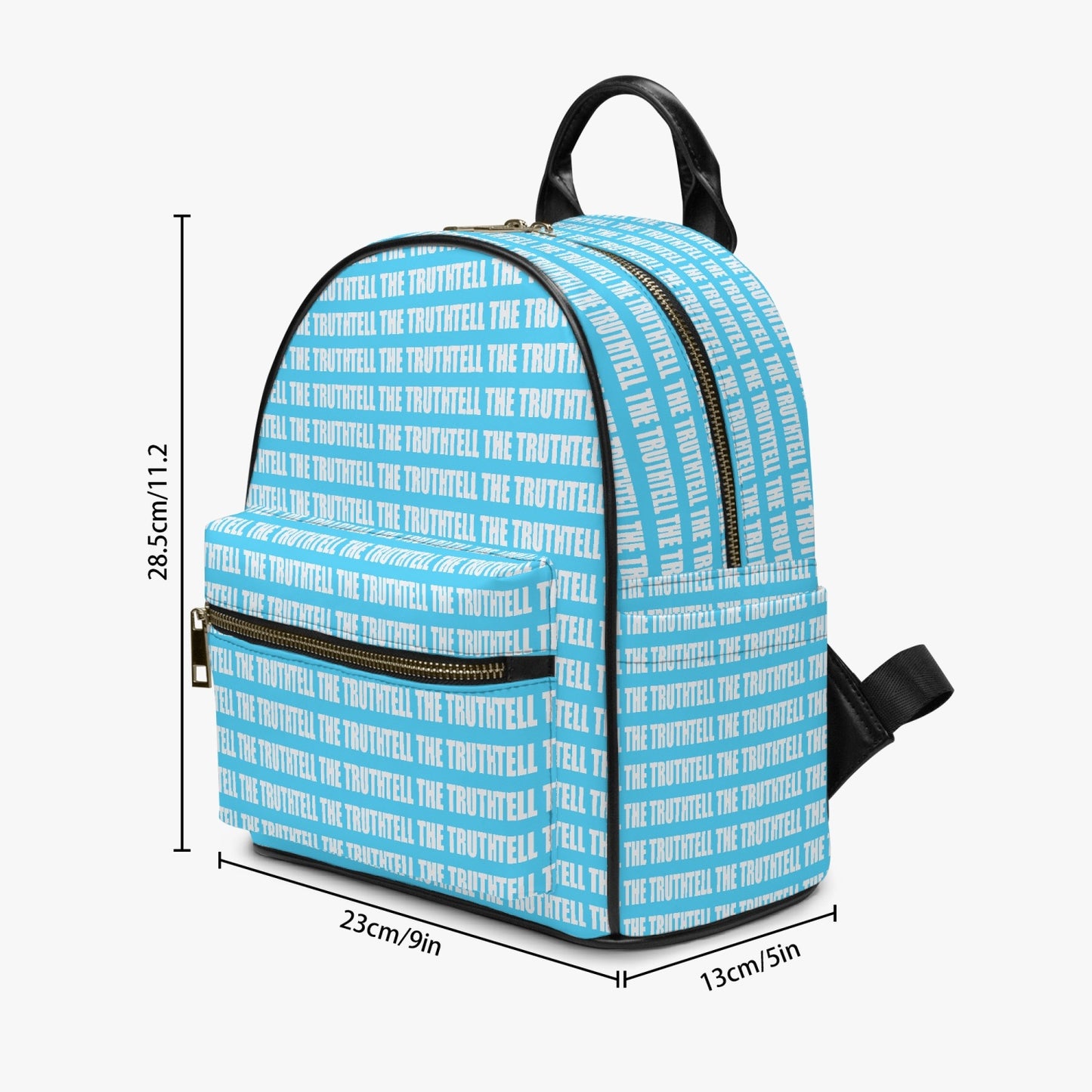 TELL THE TRUTH  TURQUOISE BACKPACK