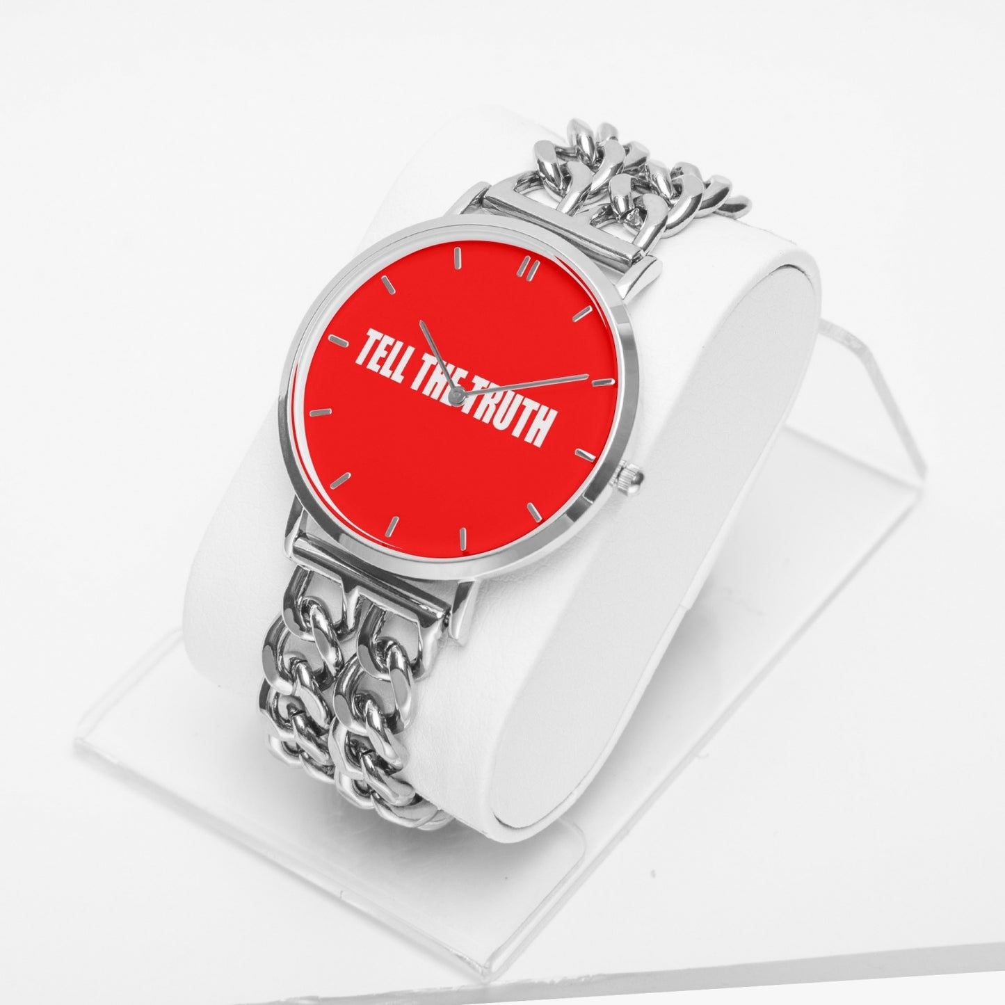 TELL THE TRUTH HOLLOW OUT STRAP QUARTZ WATCH