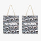 METAL CANVAS TOTE BAG