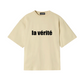 CREAM FRENCH T-SHIRT