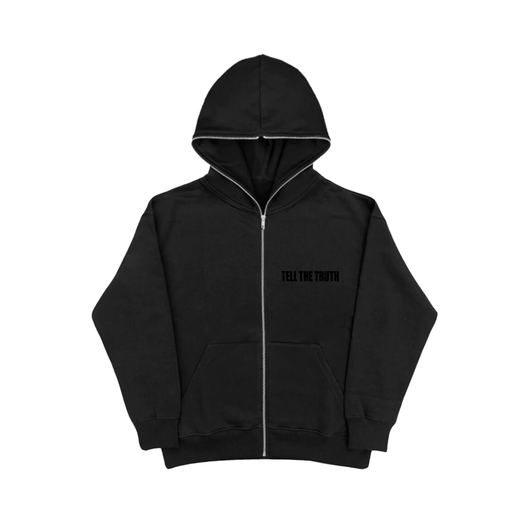 BLACK SHADOWS ZIP-UP