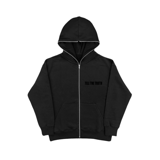 BLACK SHADOWS ZIP-UP