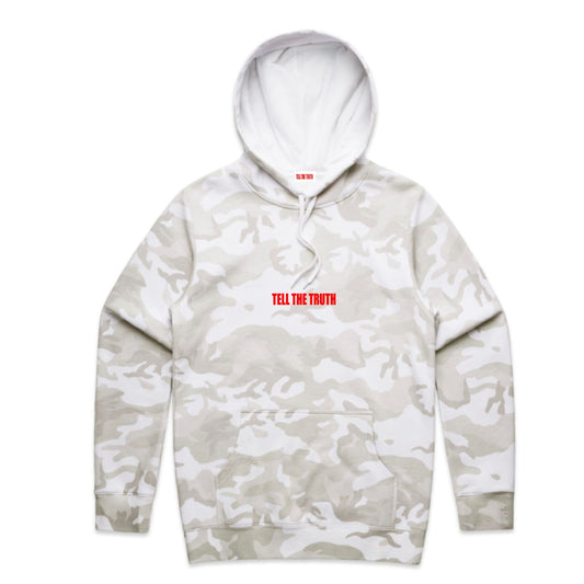 WHITE CAMOUFLAGE HOODIE