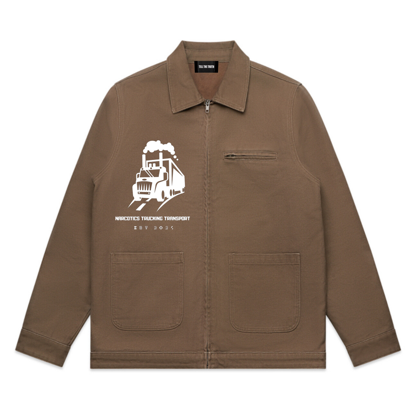 NARCOTICS TAN TRUCK JACKET