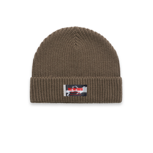 BROWN LABEL RECLAIMED BEANIE