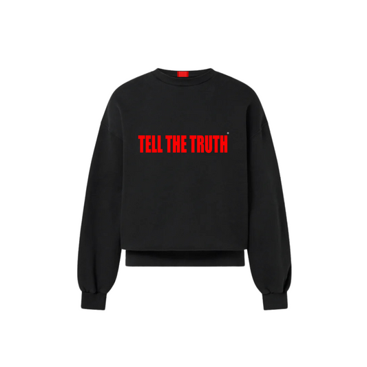 TELL THE TRUTH CREWNECK SWEATER