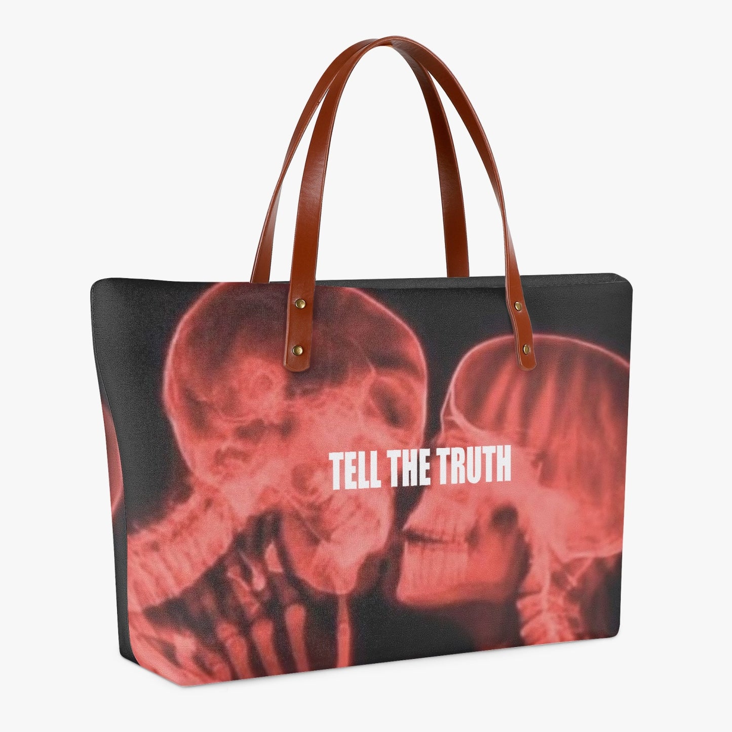 TELL THE TRUTH KISS  Cloth Tote Bag