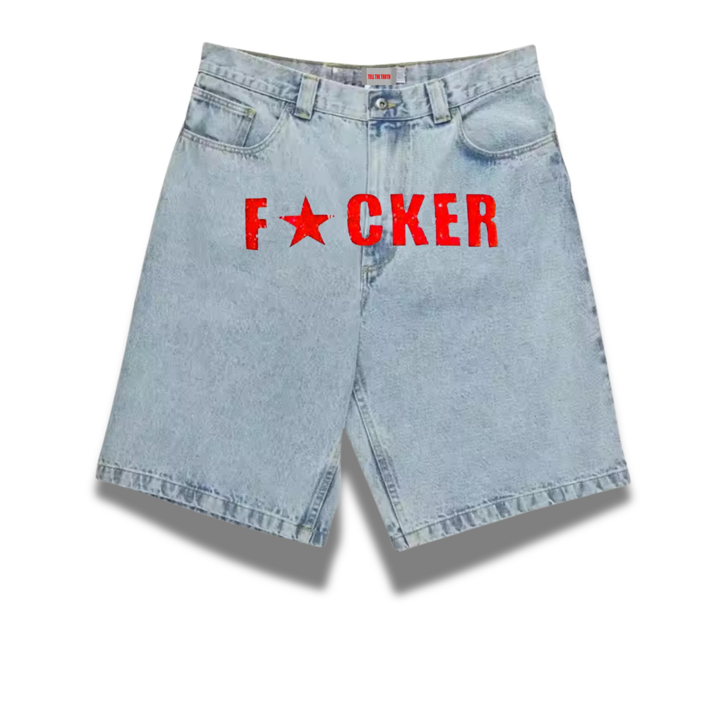 FUCKER DENIM JORTS