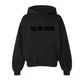 LOGO DAGGER DOUBLE BLACK PULLOVER