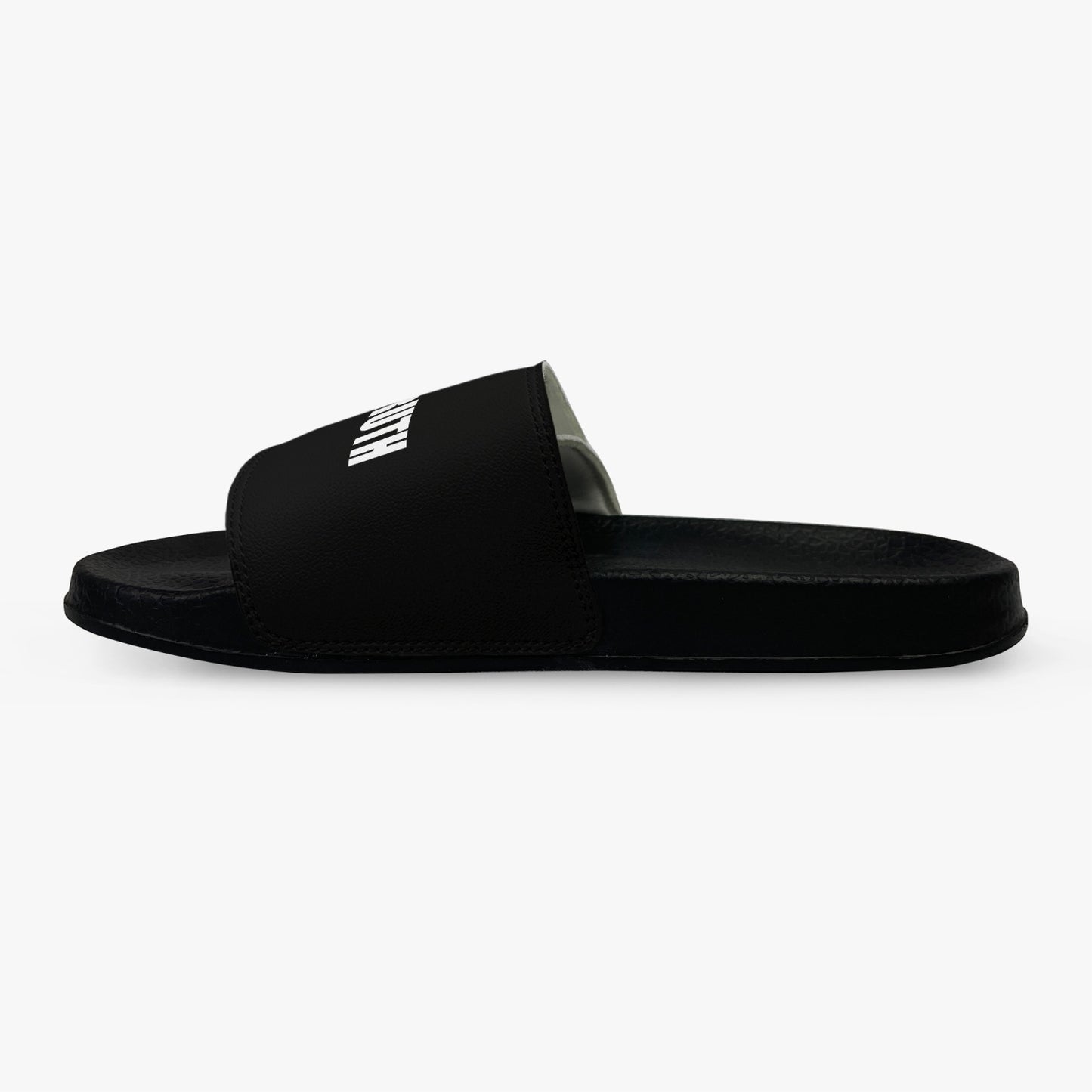 TELL THE TRUTH LEATHER VELCRO SLIDES