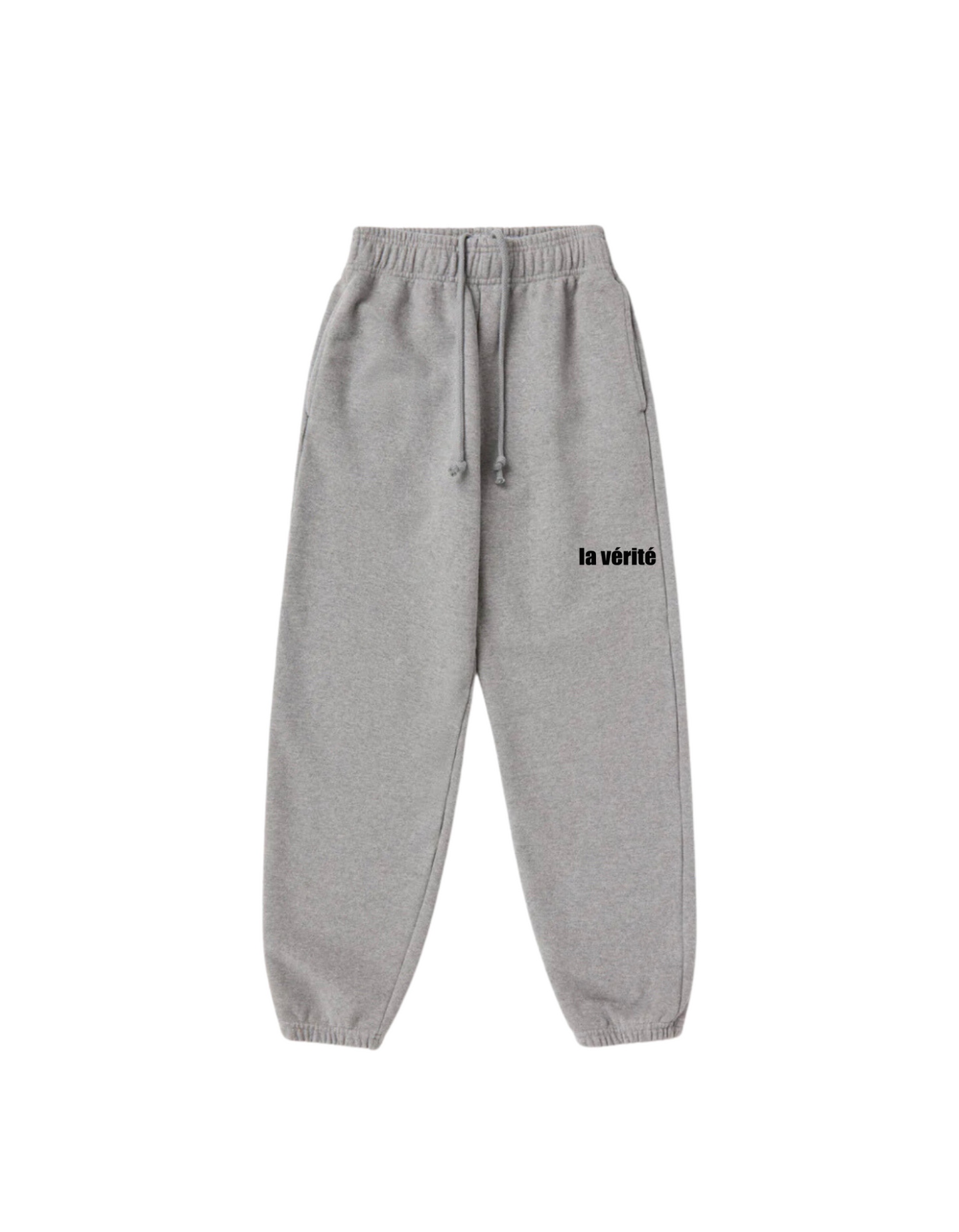 FRENCH LOGO GREY JOGGERS