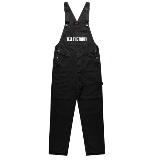 TELL THE TRUTH BLACK OVERALLS