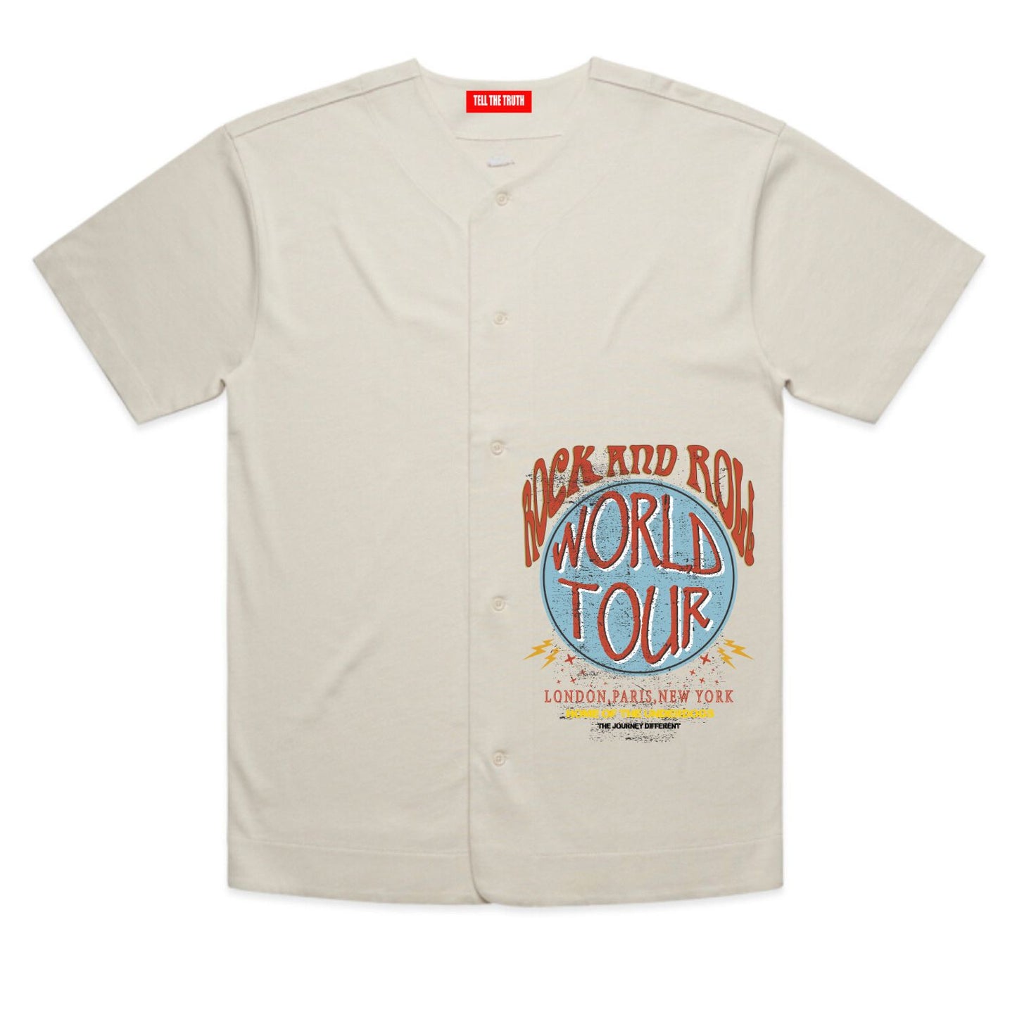 CREAM WORLD TOUR BASEBALL T-SHIRT