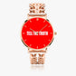 TELL THE TRUTH HOLLOW OUT STRAP QUARTZ WATCH