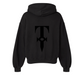 LOGO DAGGER DOUBLE BLACK PULLOVER