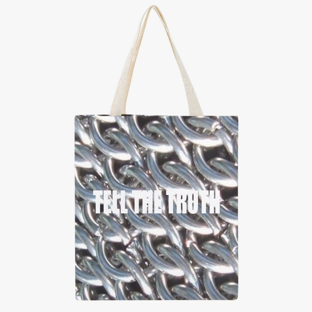 METAL CANVAS TOTE BAG