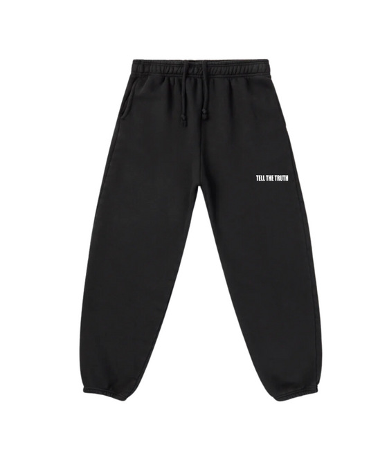 LOGO BLACK JOGGERS