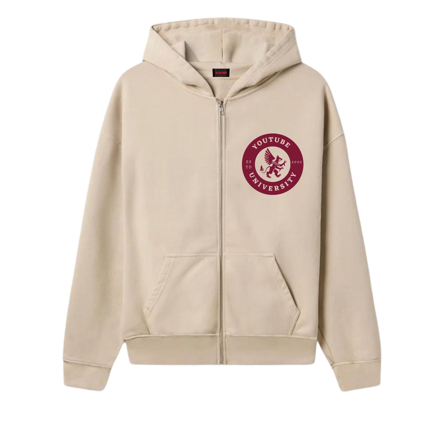 YOUTUBE UNIVERSITY ZIP-UP