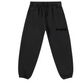 FRENCH DOUBLE BLACK JOGGERS