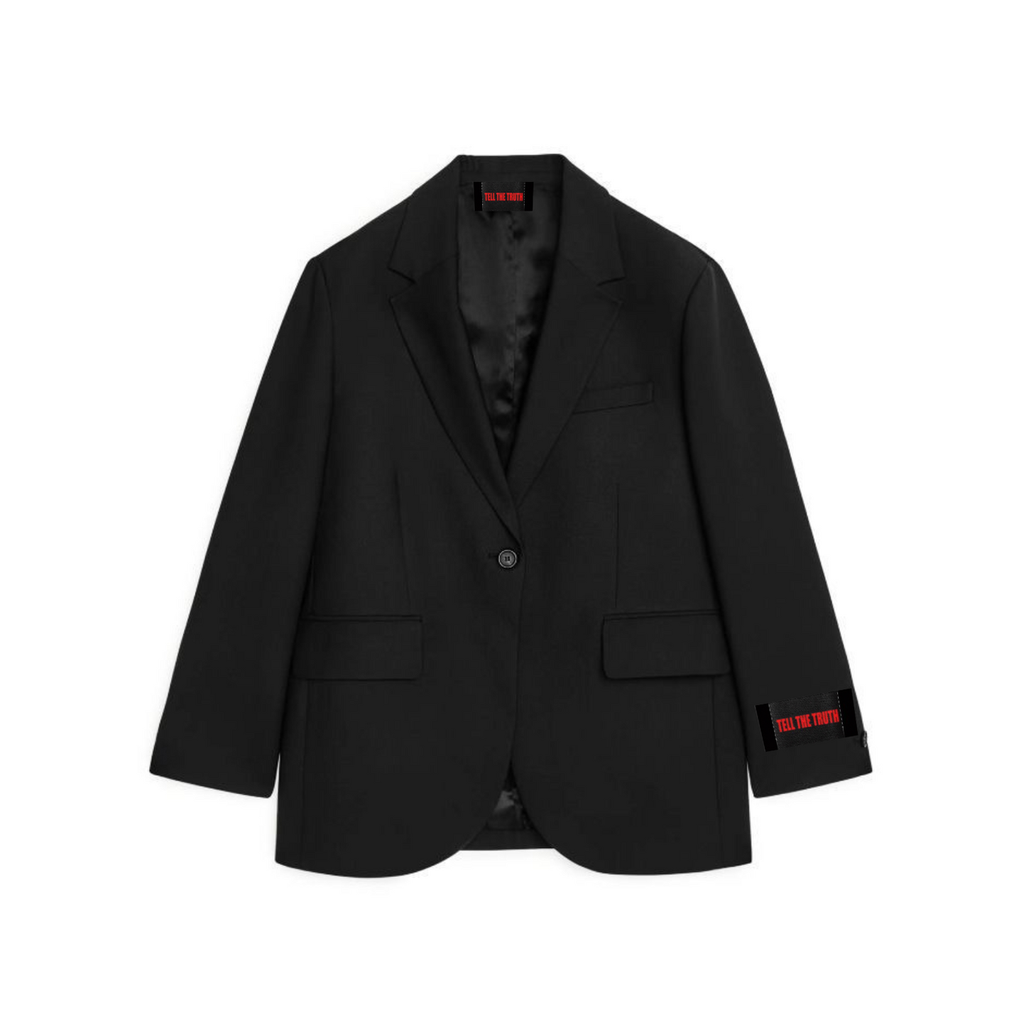 TELL THE TRUTH OVERSIZED BLAZER JACKET