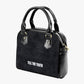 TELL THE TRUTH BLACK SADDLE BAG