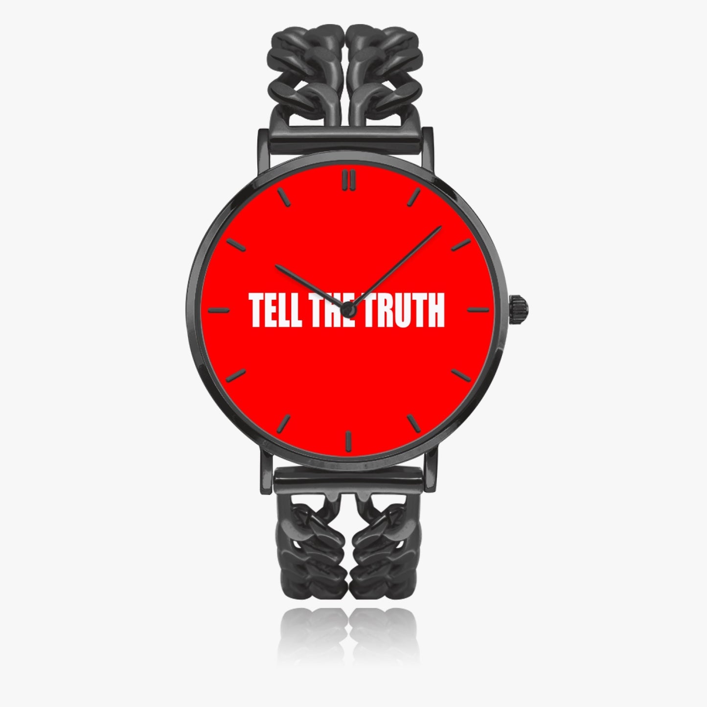 TELL THE TRUTH HOLLOW OUT STRAP QUARTZ WATCH