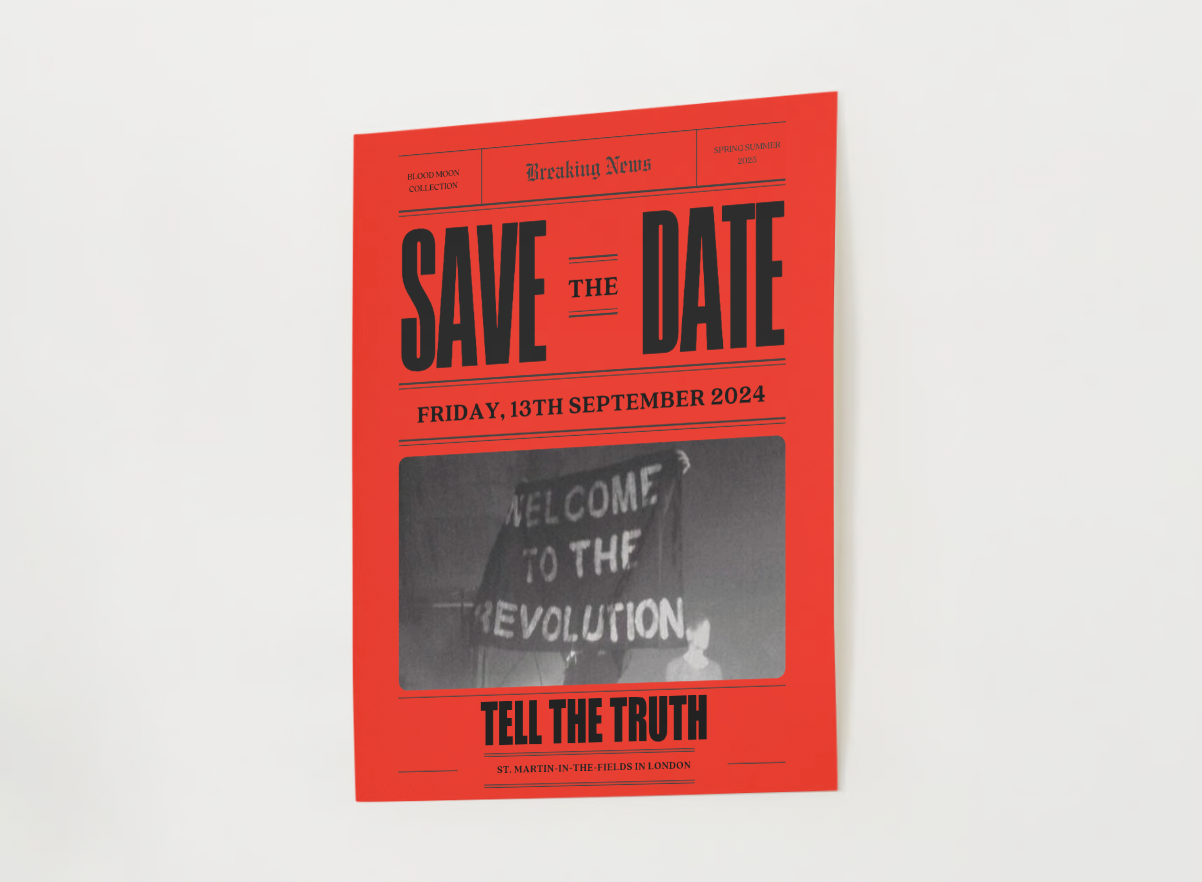 TELL THE TRUTH LONDON SAVE THE DATE SS25 PRINT