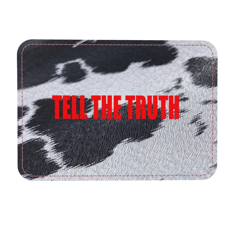 TELL THE TRUTH CROSSBODY COW 1