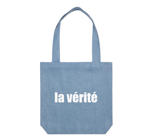 FRENCH DENIM  TOTE BAG