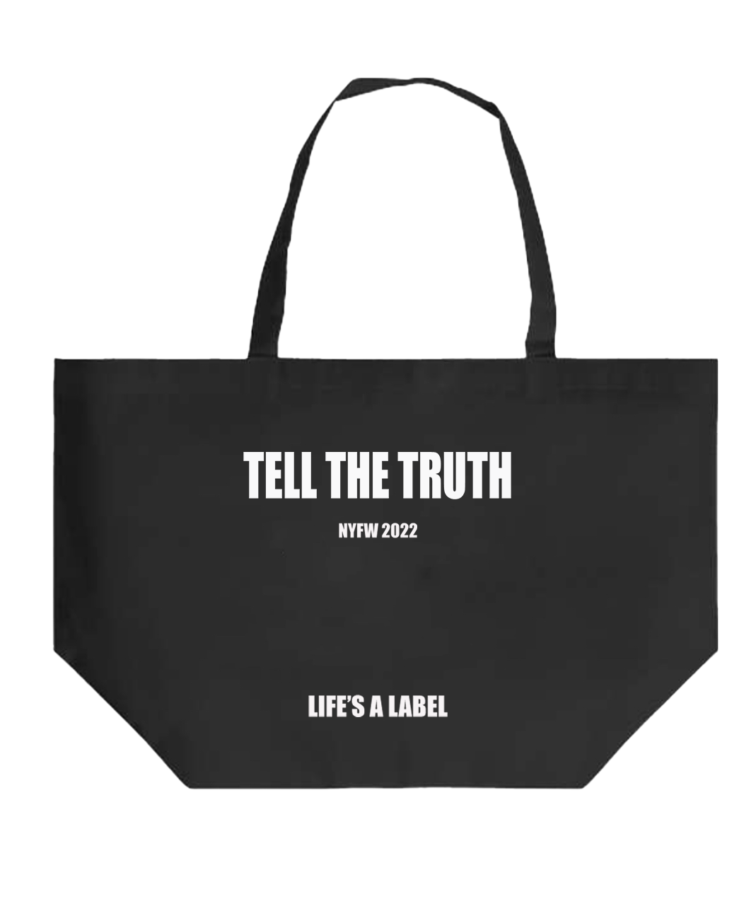 TELL THE TRUTH GROCERY TOTE BAG