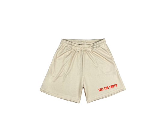 CHAMPAGNE CHAMPION MESH SHORTS